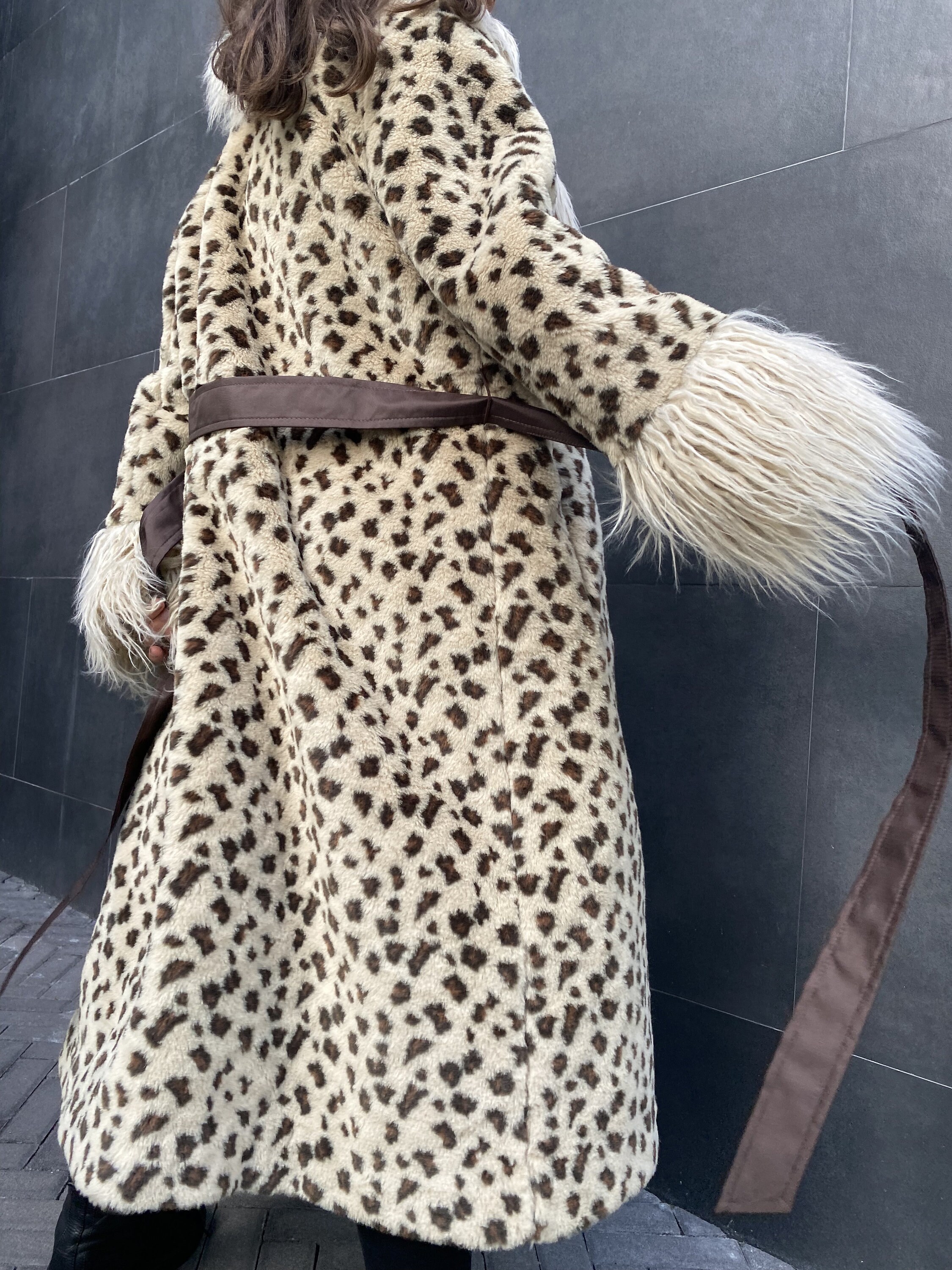 house of harlow leopard coat