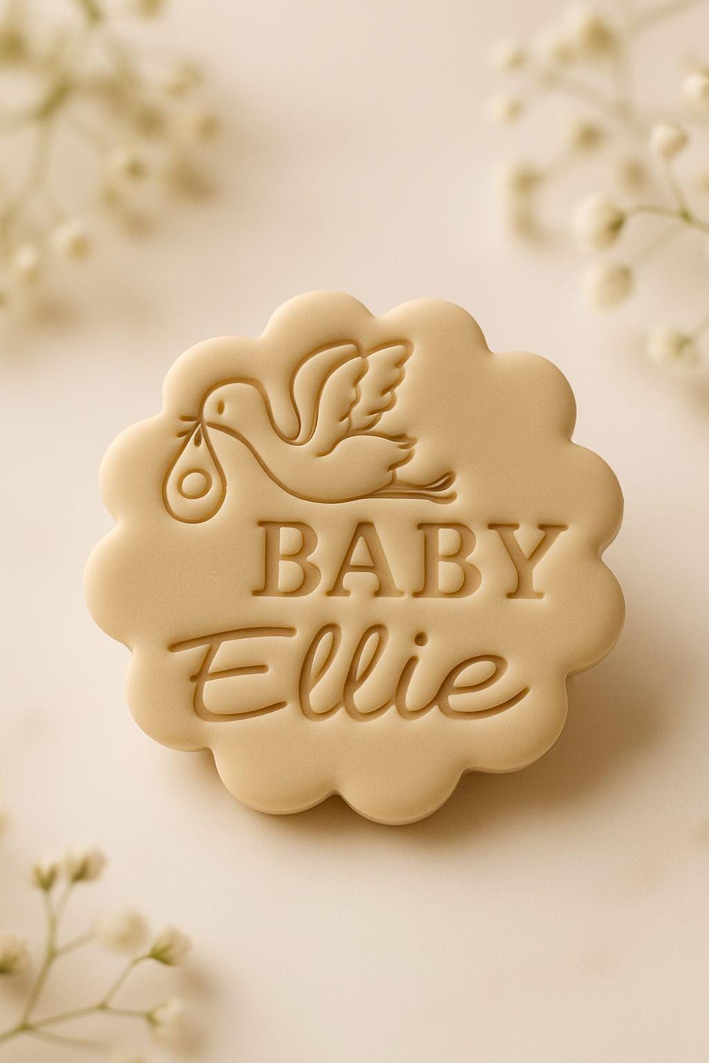 Custom Baby Shower - Cookie Stamp Embosser Stamp Cute Baby Animal ...