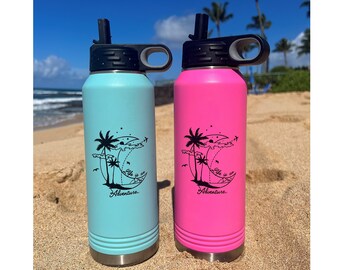 Adventure Water Bottle: Personalized Insulated Tumbler, 32 oz