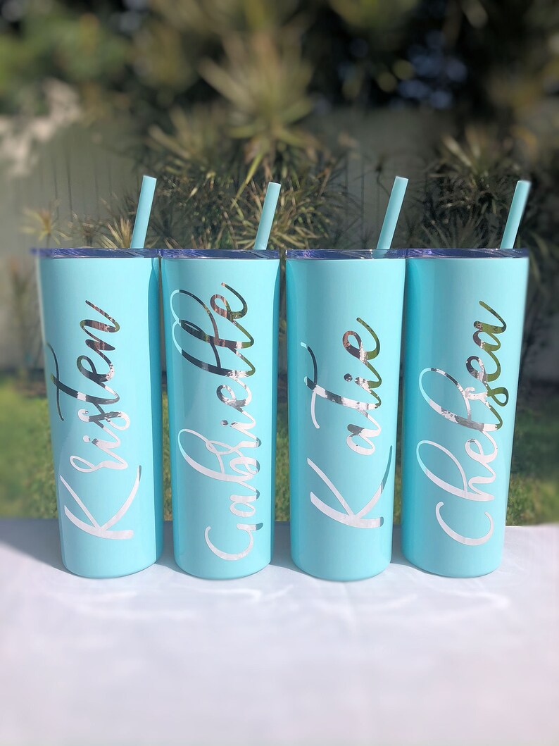 Seafoam tumblers with your name or destination Travel Cup Etsy