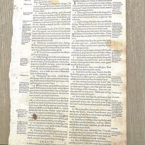 Rare Bible 1577 Geneva Pages! (JUST REDUCED 100 DOLLARS! Custom Framing Extra)