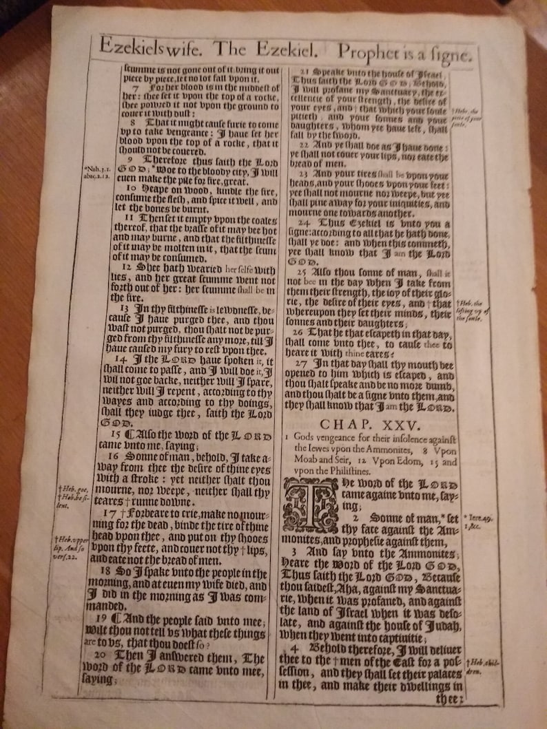 ¡Primera edición versión King James de 1611! imagen 2