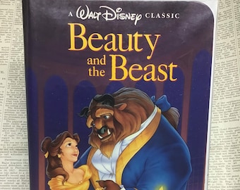 Vintage Disney's Beauty and the Beast VHS Black Diamond Classic