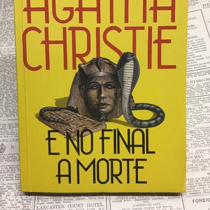 E No Final A Morte (Death Comes As the End) Agatha Christie, 1987 Record mystery novel Brasilian Portuguese, Very Good