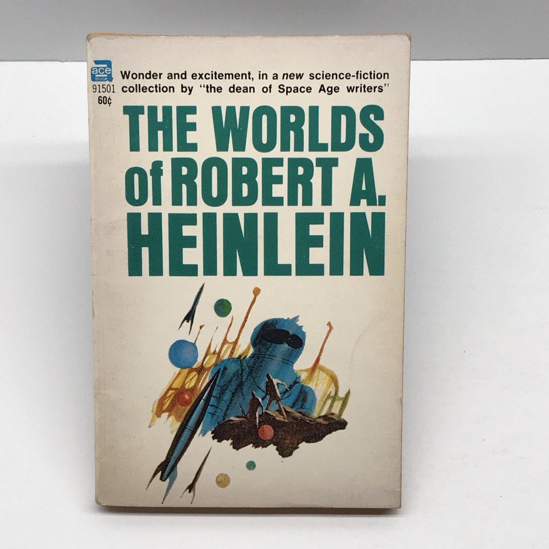 The Worlds of Robert A. Heinlein~1966 Ace Paperback - Etsy