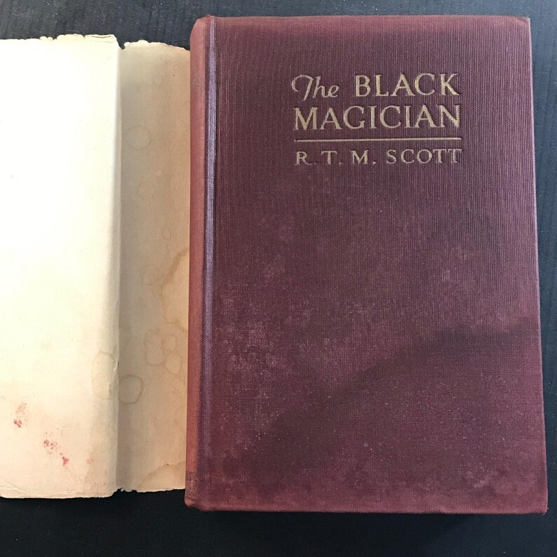 The Black Magician R. T. M. Scott 1943 Triangle Books Pulp Fiction Thriller image 13