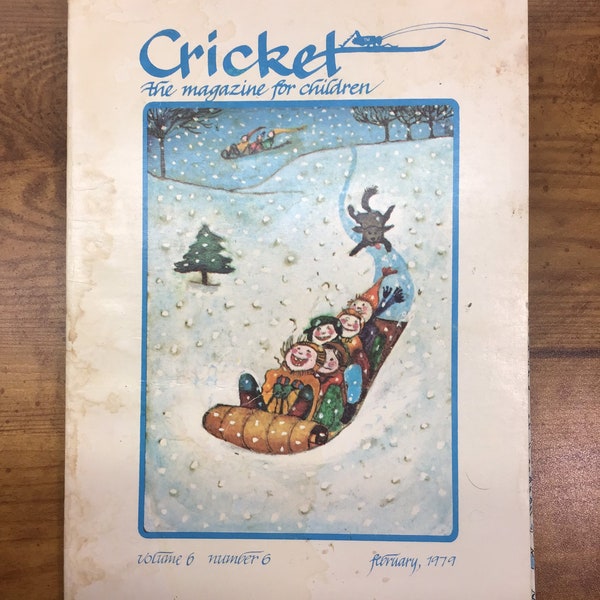 Cricket: The Magazine for Children, Feb 1979 Volume 6 Number 6, Acceptable Condition.