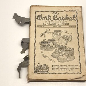 The Work Basket~1948 Full Year~Hand Bound