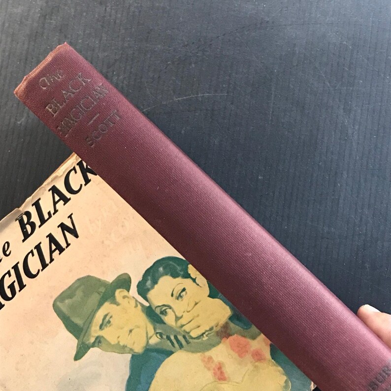 The Black Magician R. T. M. Scott 1943 Triangle Books Pulp Fiction Thriller image 11