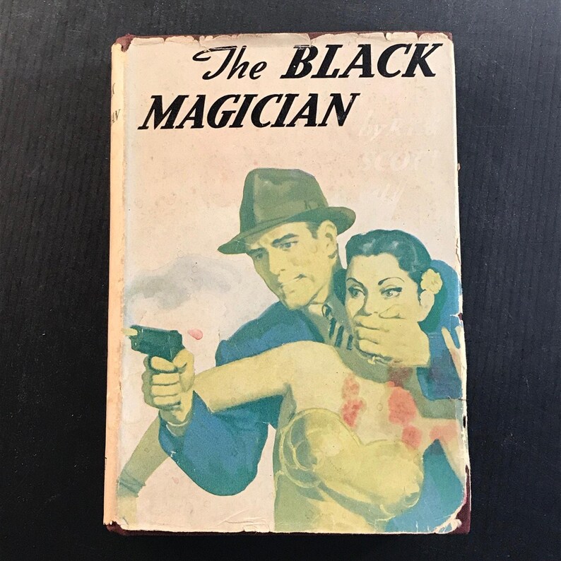 The Black Magician R. T. M. Scott 1943 Triangle Books Pulp Fiction Thriller image 20