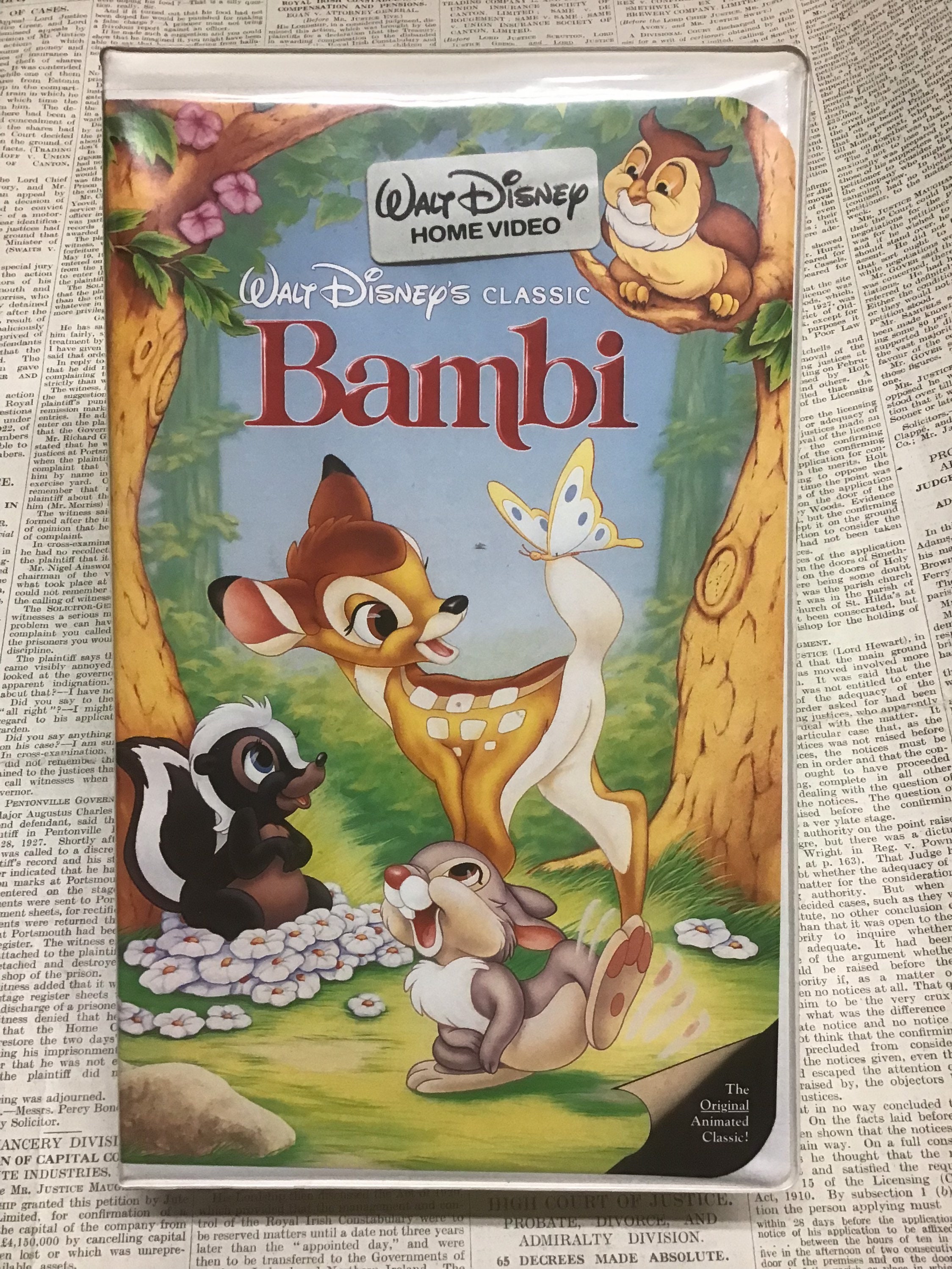 ★VHS Disney ディズニー バンビ Bambi