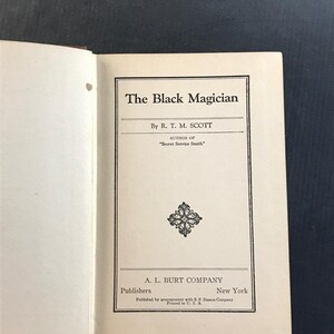 The Black Magician R. T. M. Scott 1943 Triangle Books Pulp Fiction Thriller image 18