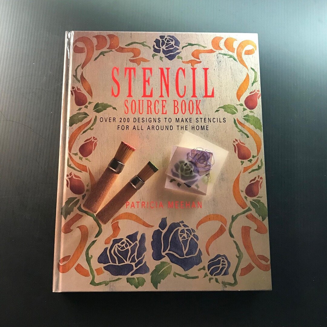 STENCIL SOURCE BOOK Patricia Meehan 1994 Home Decor Craft Designs - Etsy