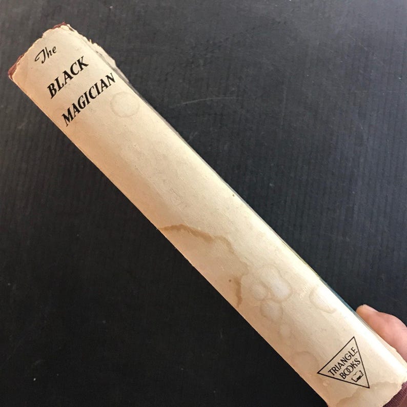 The Black Magician R. T. M. Scott 1943 Triangle Books Pulp Fiction Thriller image 2