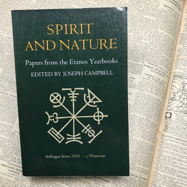 Joseph Campbell   Carl Jung    Spirit and Nature  1982 Trade Paperback