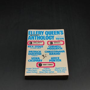 Ellery Queen&#39;s Mystery Anthology Rex Stout 1st Printing 1974 Paperback
