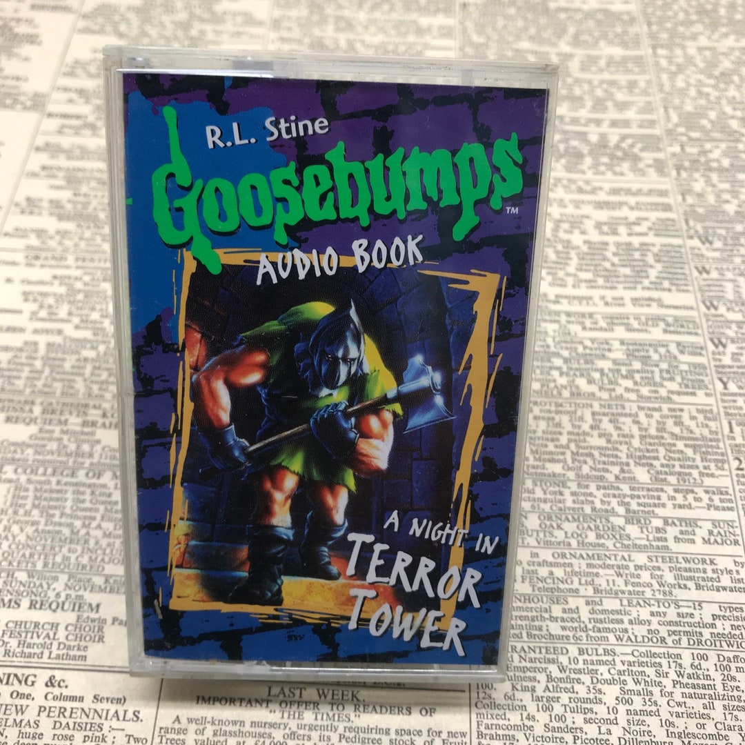 R. L. Stine Goosebumps Audio Cassette Night in Terror Tower Etsy