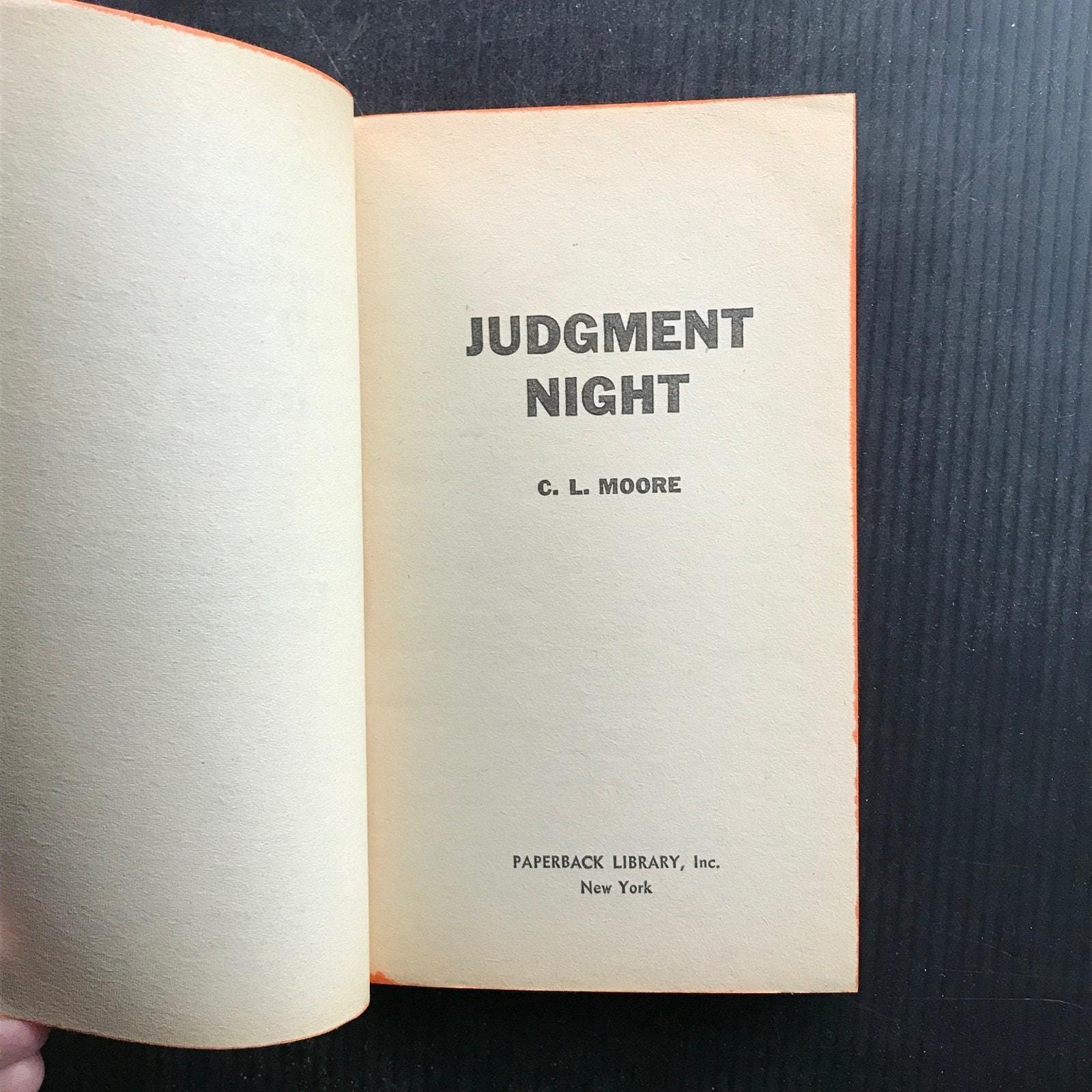 Judgment Night by C.L. Moore First Printing 1965 Paperback Library 