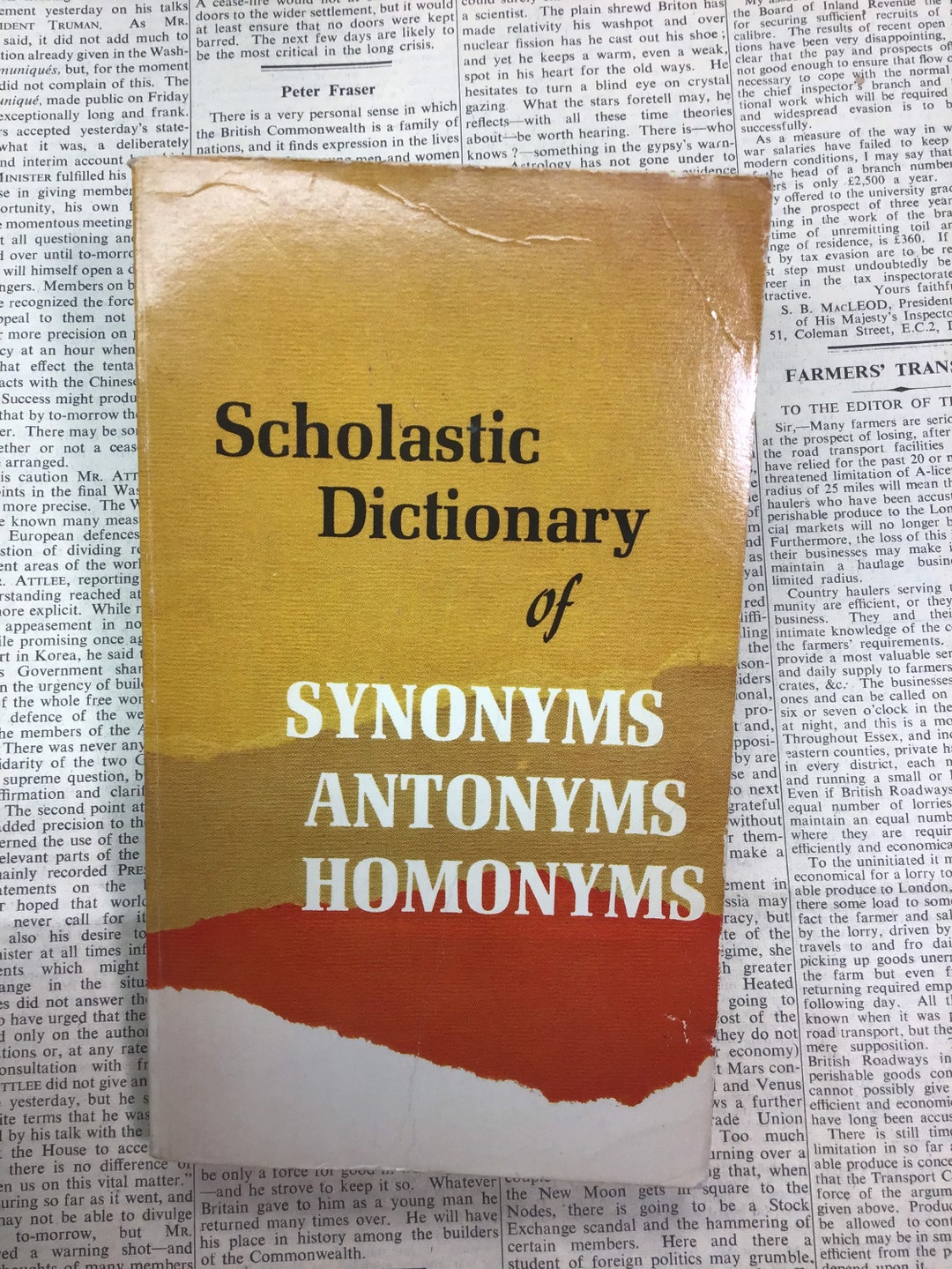 The Dictionary of Synonyms and Antonyms (Oxford Pa 16528383, PDF, Part Of  Speech