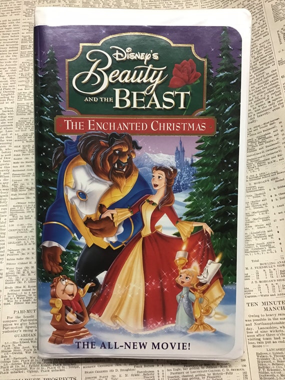 Beauty and the Beast the Enchanted Christmas 1997 Vtg Disney Etsy