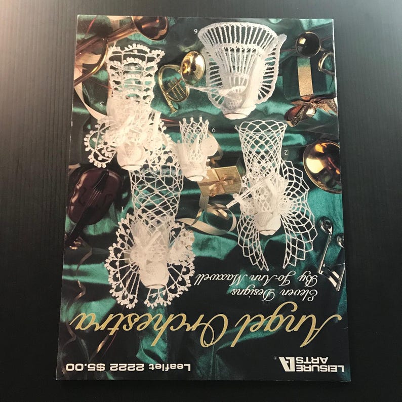Angel Orchestra Jo Ann Maxwell 1992 Crochet Patterns 11 Designs Musical Angel Orchestra Jo Ann Maxwell 1992 Crochet Patterns 11 Designs Musical