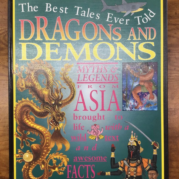 The Best Tales Ever Told: Demons and Dragons by Stewart Ross, 1998 Copper Beech Large Picture Book, Very Good Condition