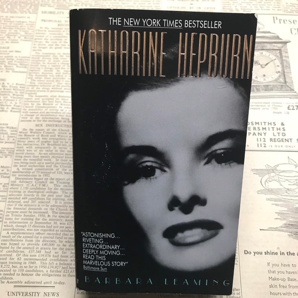 Katharine Hepburn by Barbara Leaming, 1996 Avon Vintage Biography paperback, Very Good condition.