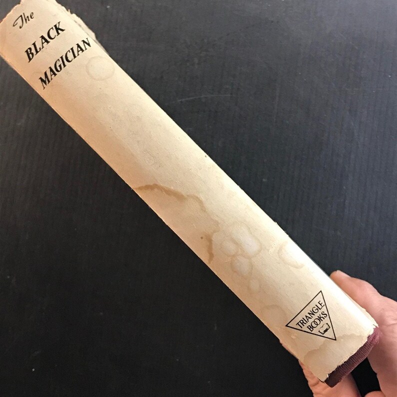 The Black Magician R. T. M. Scott 1943 Triangle Books Pulp Fiction Thriller image 10