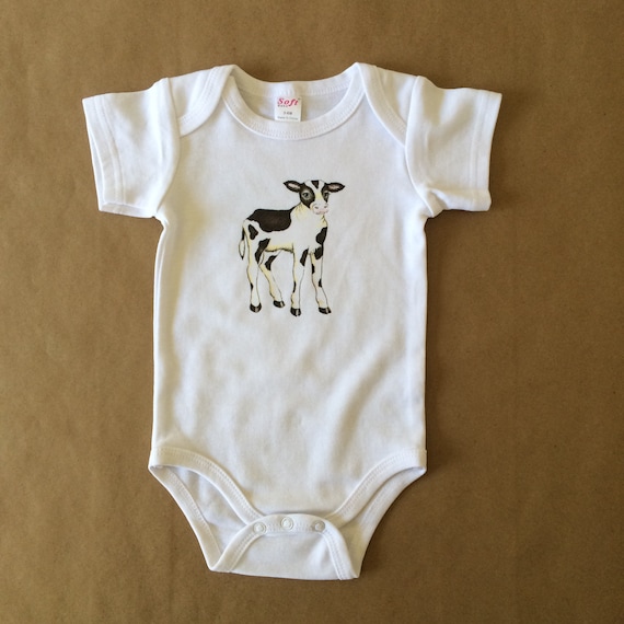cow onesie baby