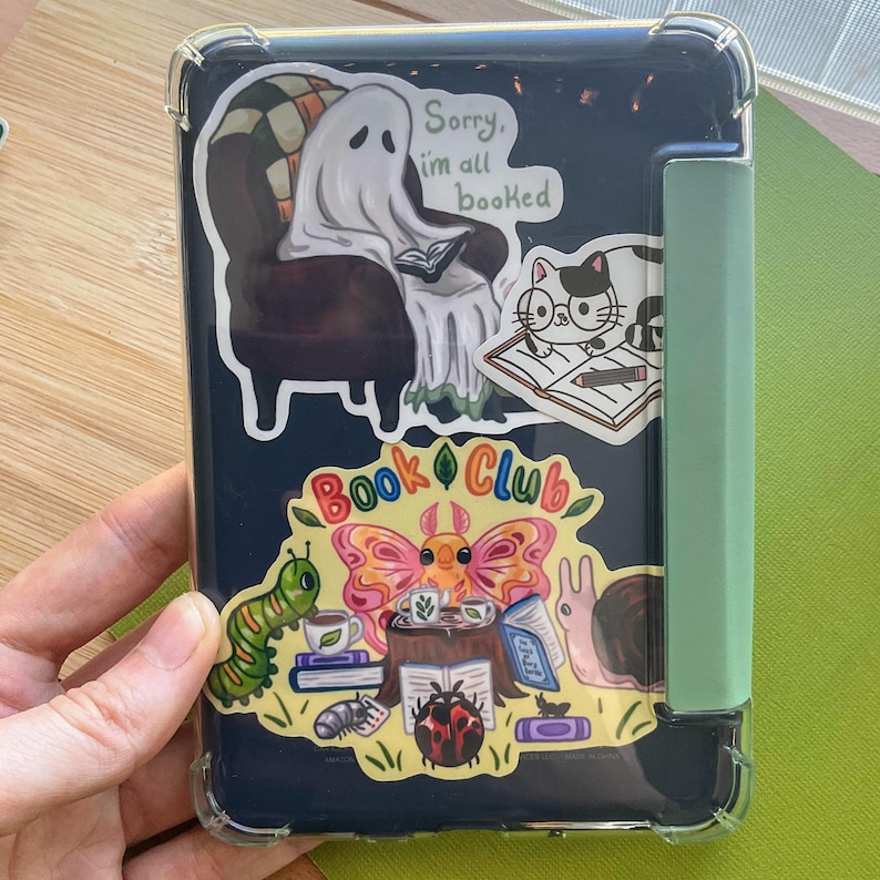Bug Book Club Vinyl Sticker - Etsy