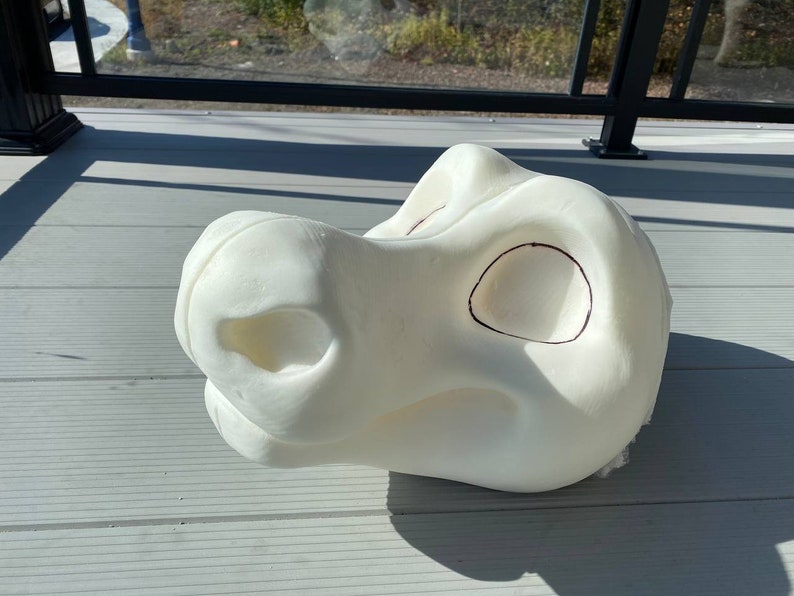 FURSUIT HEADBASE - Base in schiuma Toony Caribou immagine 1