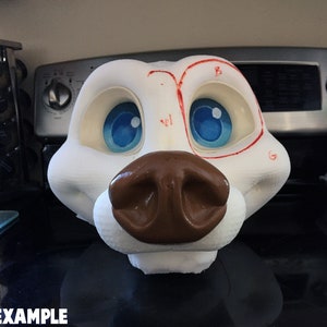 FURSUIT HEAD - Toony Canine Foam base