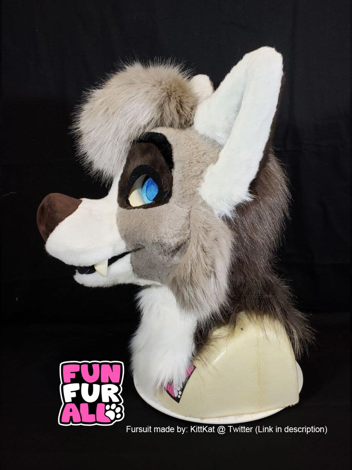 FURSUIT HEAD Toony Canine Foam Base Etsy Norway