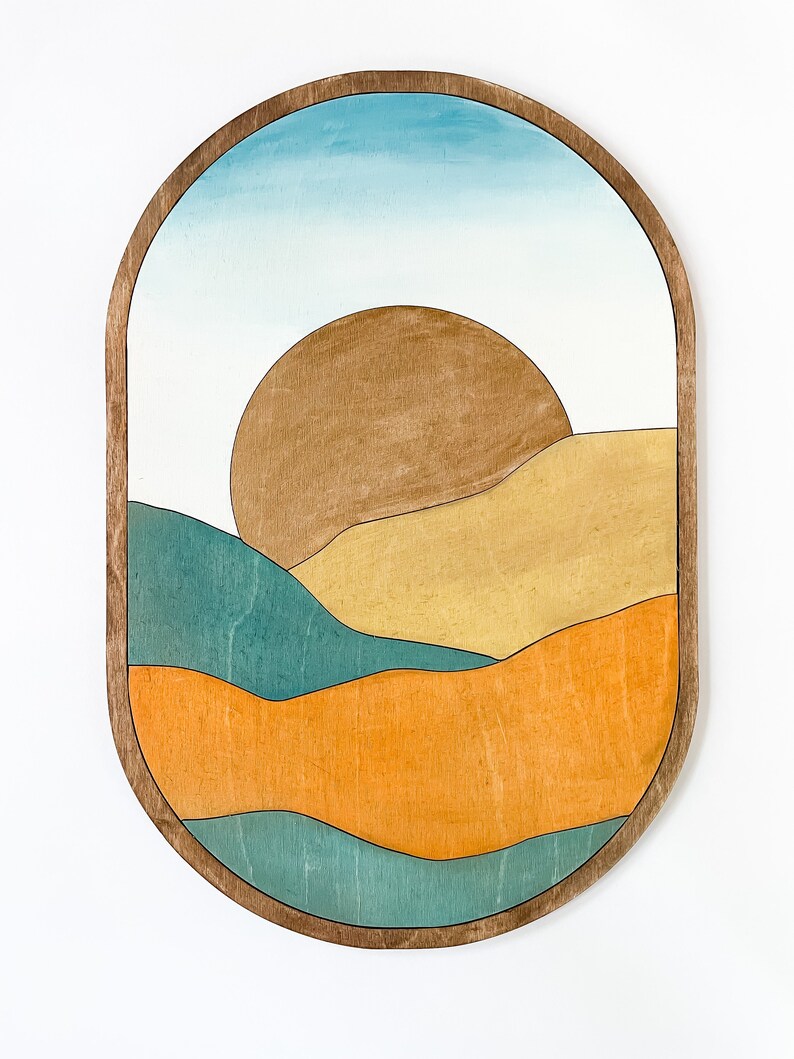 Minamalist Art Adult DIY Kit DIY Wooden Mosaic Craft Kit Etsy