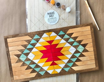 DIY Kit, DIY Wooden Mosaic Craft Kit