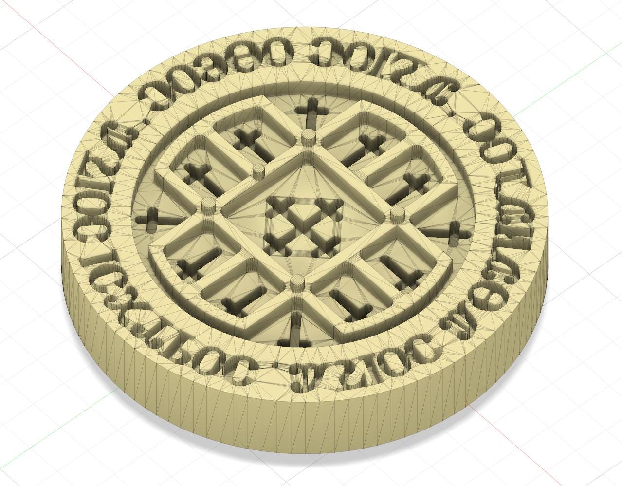 Coptic 12cm Holy Bread (orban) Stamp - Etsy