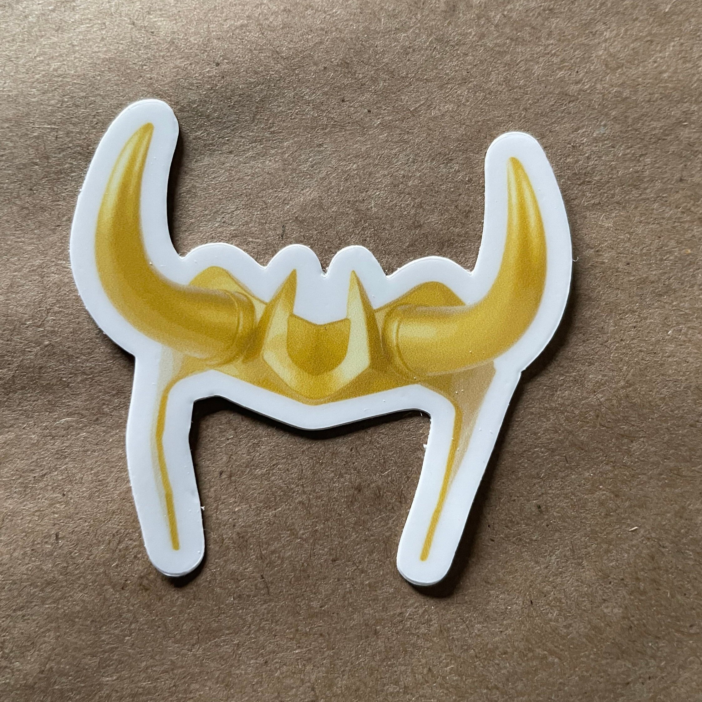 Loki Crown Horns Sticker Marvel Disney Laptop Stickers Etsy Canada
