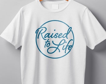 Raised To Life Baptism SVG Bundle  | Digital Download - Svg - Png - Pdf - Cricut Design