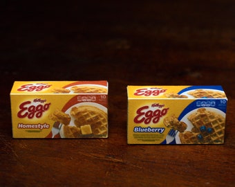 Mini Eggo Waffle Boxes Template / Funziona su Cricut