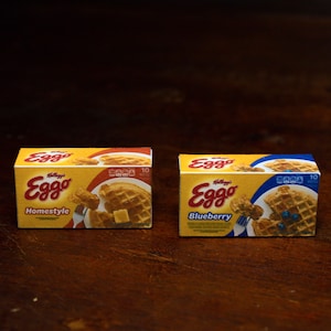 Mini Eggo Waffle Boxes Template | Works on Cricut