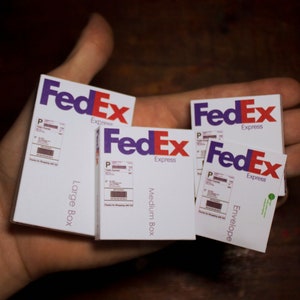 Mini FedEx Boxen Vorlage | Arbeiten auf Cricut