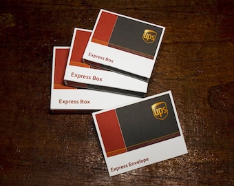 Mini UPS Boxes Template | Works on Cricut