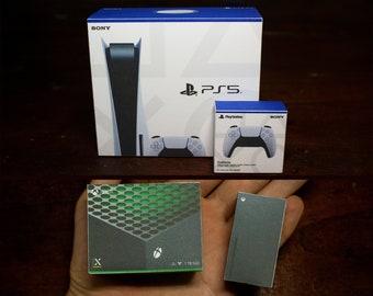 Mini Playstation 5 & Xbox Series X | Works on Cricut