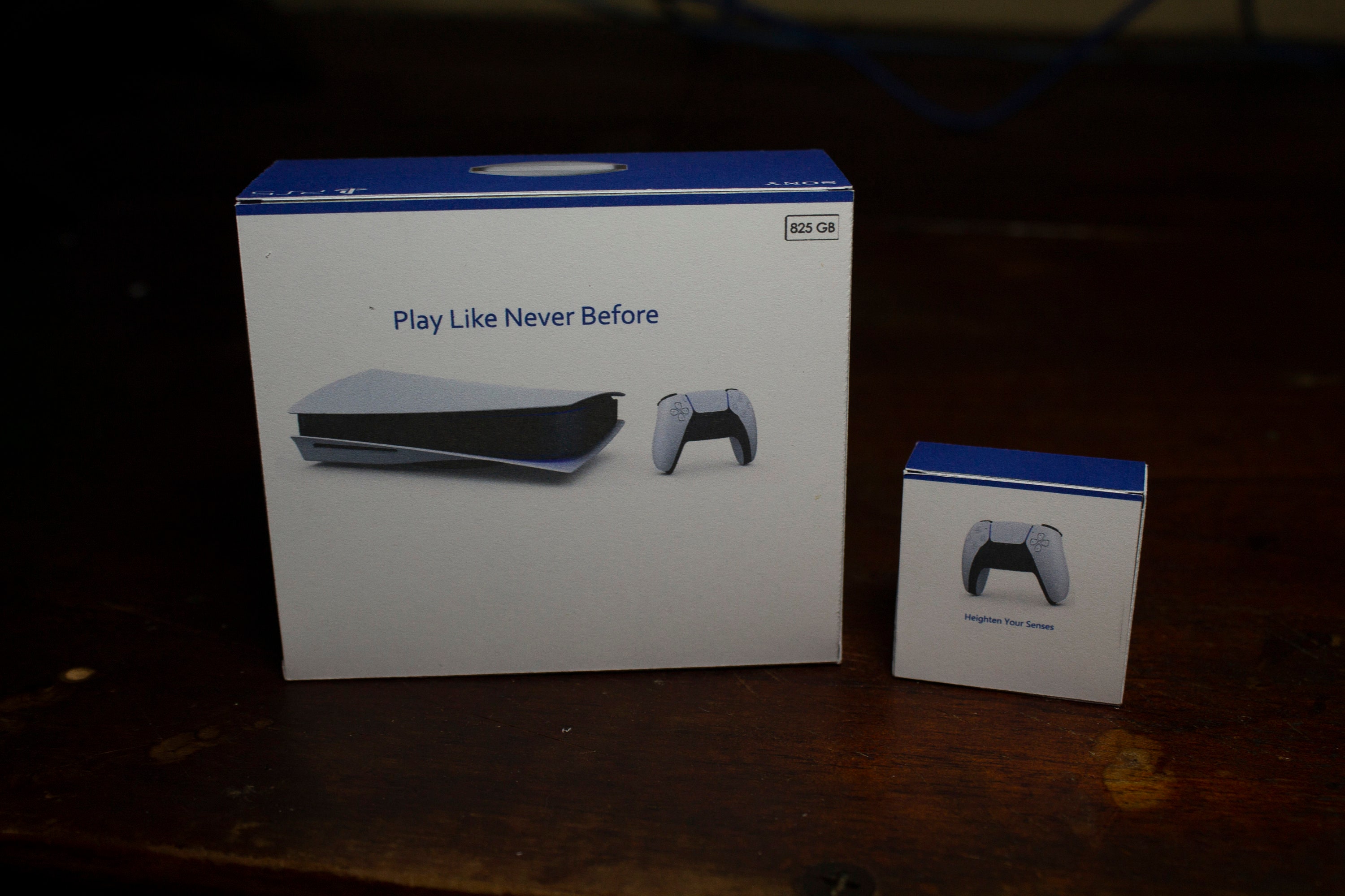 Mini Playstation 5 & Dual Sense Boxes Template Works on Etsy