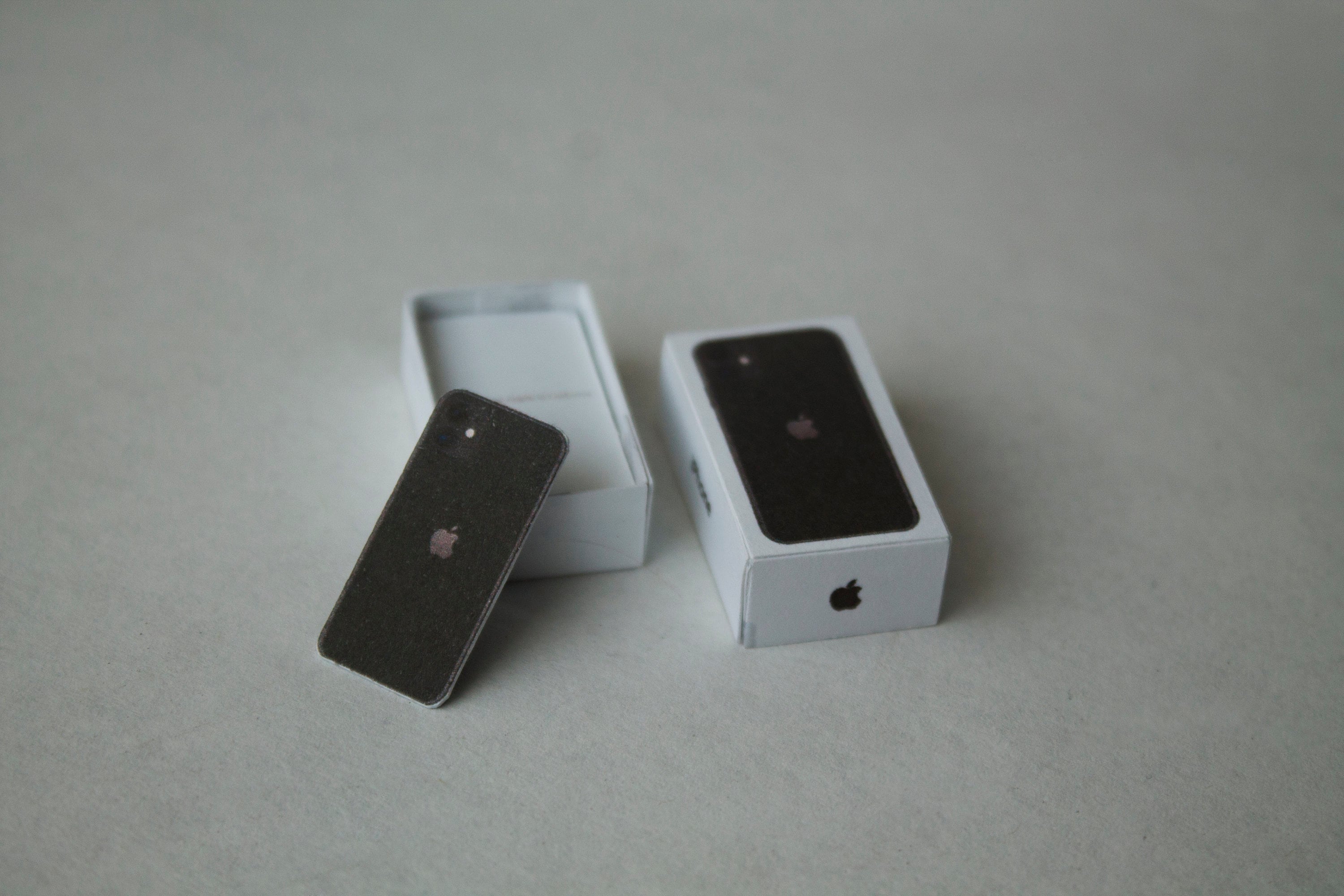 Mini iPhone 11 Black Template 