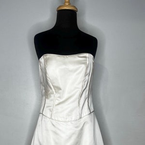 Wearkstatt NYC White Taffeta Wedding Gown
