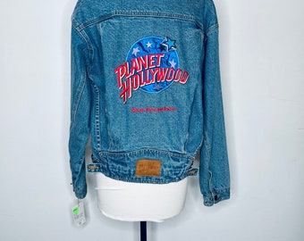 1980s Planet Hollywood Jean Jacket