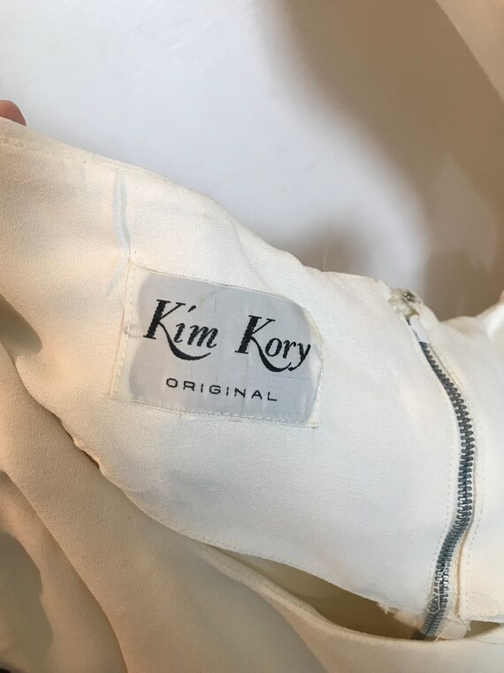 1950 Kim Kory white dress - image 9