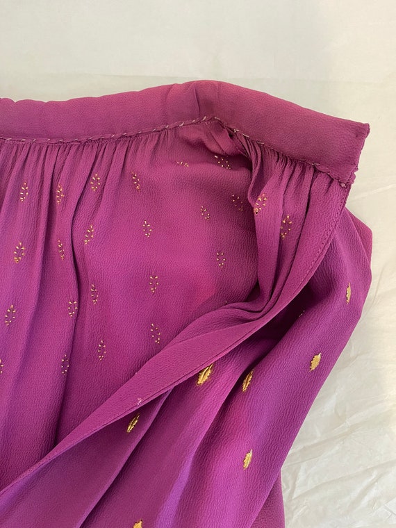 Vintage purple day dress - image 6