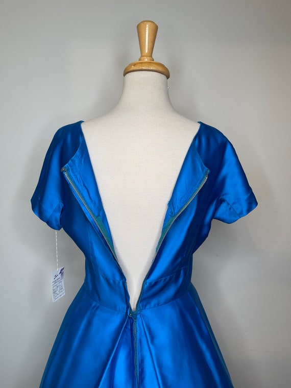 1950’s Elinor Gay Blue Dress - image 4